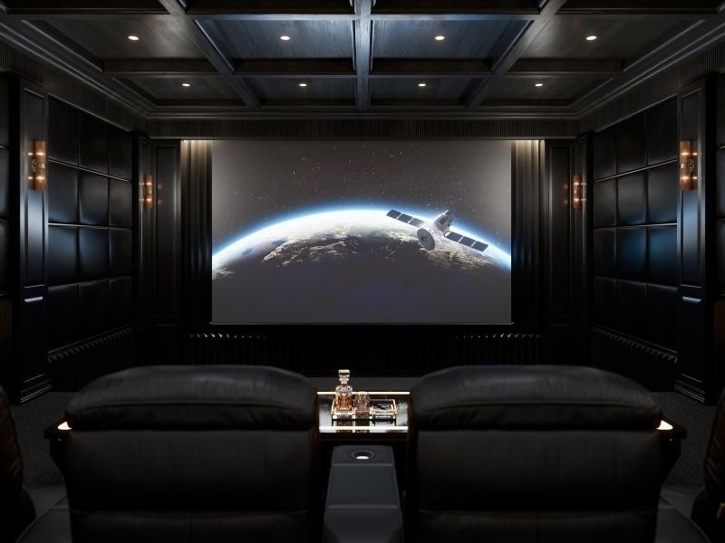 Infraestrutura de obra para Home Theater em Blumenau